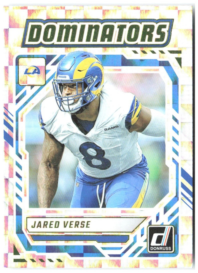 Jared Verse Donruss - Dominators DOM-JVE 2025 Los Angeles Rams