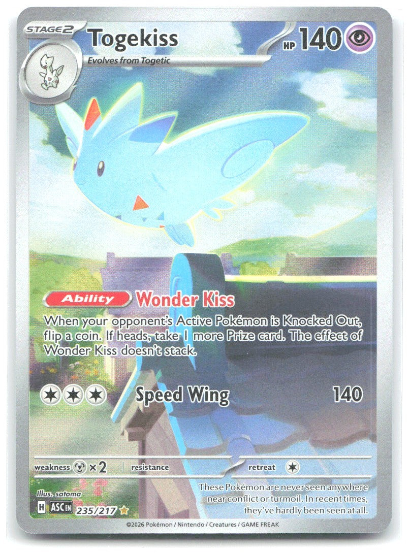 Togekiss Holo Illustration Rare ME Ascended Heroes 235/217 NM satoma