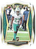 Noah Igbinoghene Panini Select - White Prizm Die Cut 193 2020 Miami Dolphins