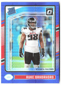 Ruke Orhorhoro Donruss Optic - Blue Hyper 287 2024 Atlanta Falcons