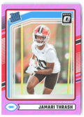 Jamari Thrash Donruss Optic Rated Rookies Preview Pink 376 2024 Cleveland Browns