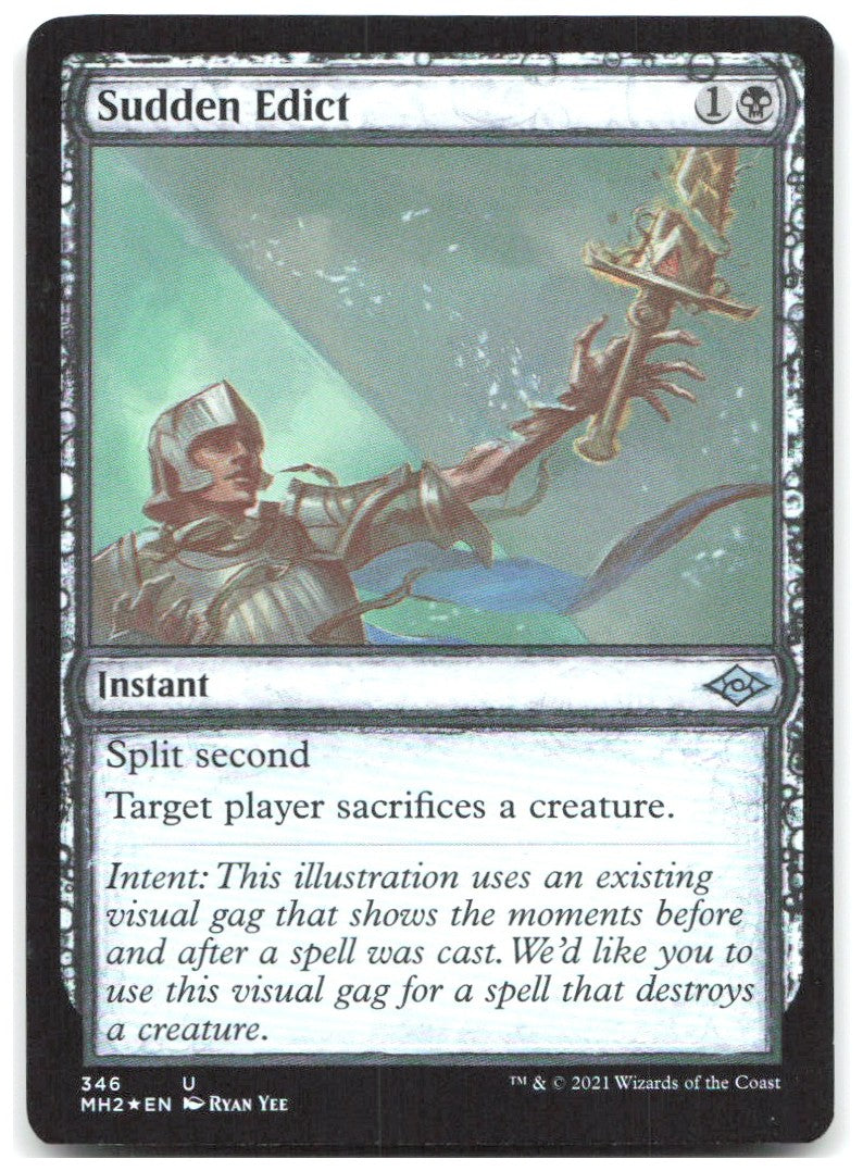 Sudden Edict Showcase Foil U Modern Horizons 2 346 NM Ryan Yee