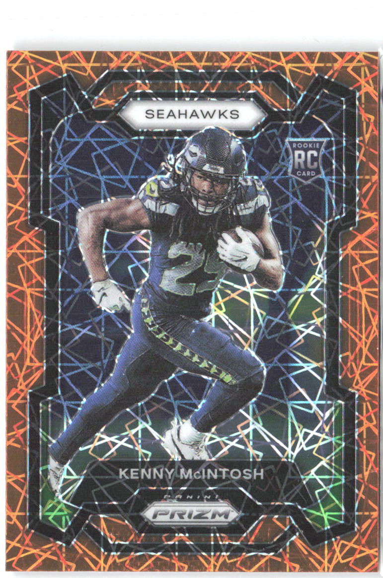 Kenny McIntosh Panini Prizm - Lazer 391 2023 Seattle Seahawks