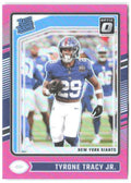 Tyrone Tracy Jr. Donruss Optic - Pink 259 2024 New York Giants