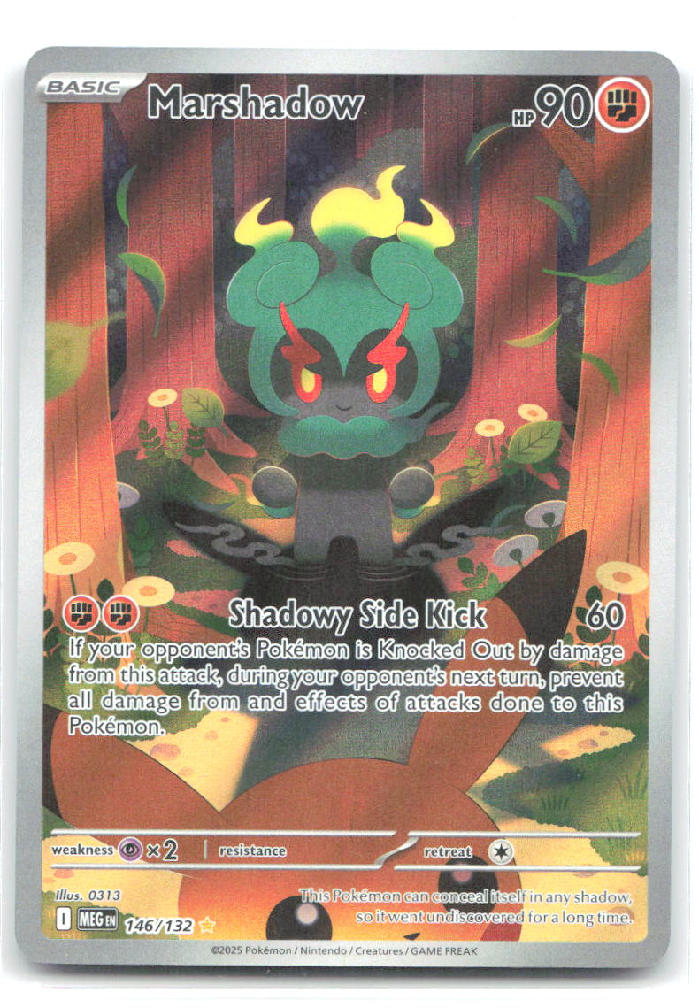 Marshadow Holo Illustration Rare ME01: Mega Evolution 146/132 NM 0313