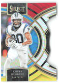 Chuba Hubbard Select - Red and Yellow Prizms Die Cuts 191 2023 Carolina Panthers