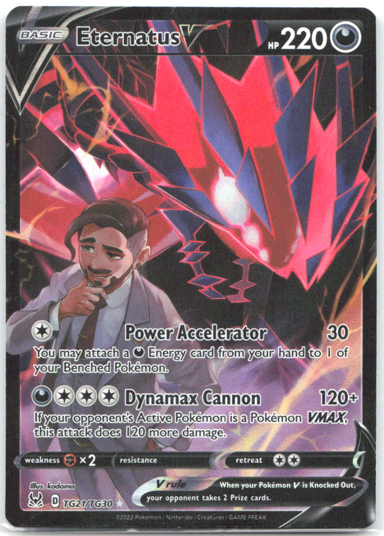 Eternatus V Ultra Rare SWSH11: Lost Origin Trainer Gallery TG21/TG30 NM kodama