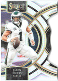 Jalen Hurts Panini Select - Silver Prizms Die Cuts 184 2023 Philadelphia Eagles
