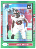 Chris Braswell Donruss Optic - Green Hyper 220 2024 Tampa Bay Buccaneers