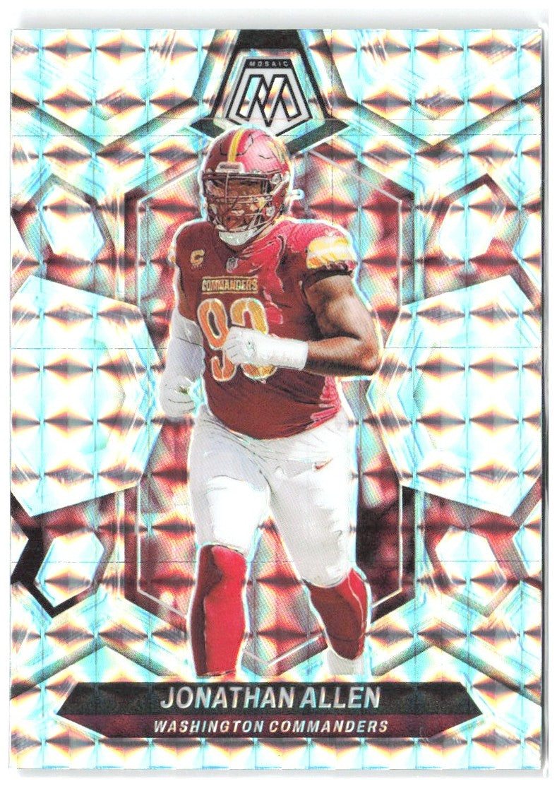Jonathan Allen Panini Mosaic - Mosaic 223 2024 Washington Commanders