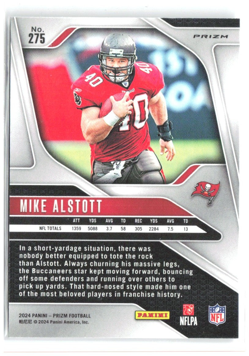 Mike Alstott Panini Prizm - Silver 275 2024 Tampa Bay Buccaneers
