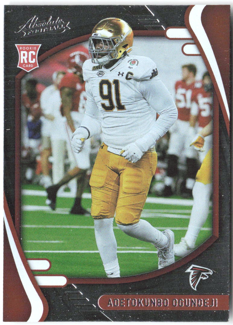Adetokunbo Ogundeji Panini Absolute - Retail 155 2021 Atlanta Falcons RC