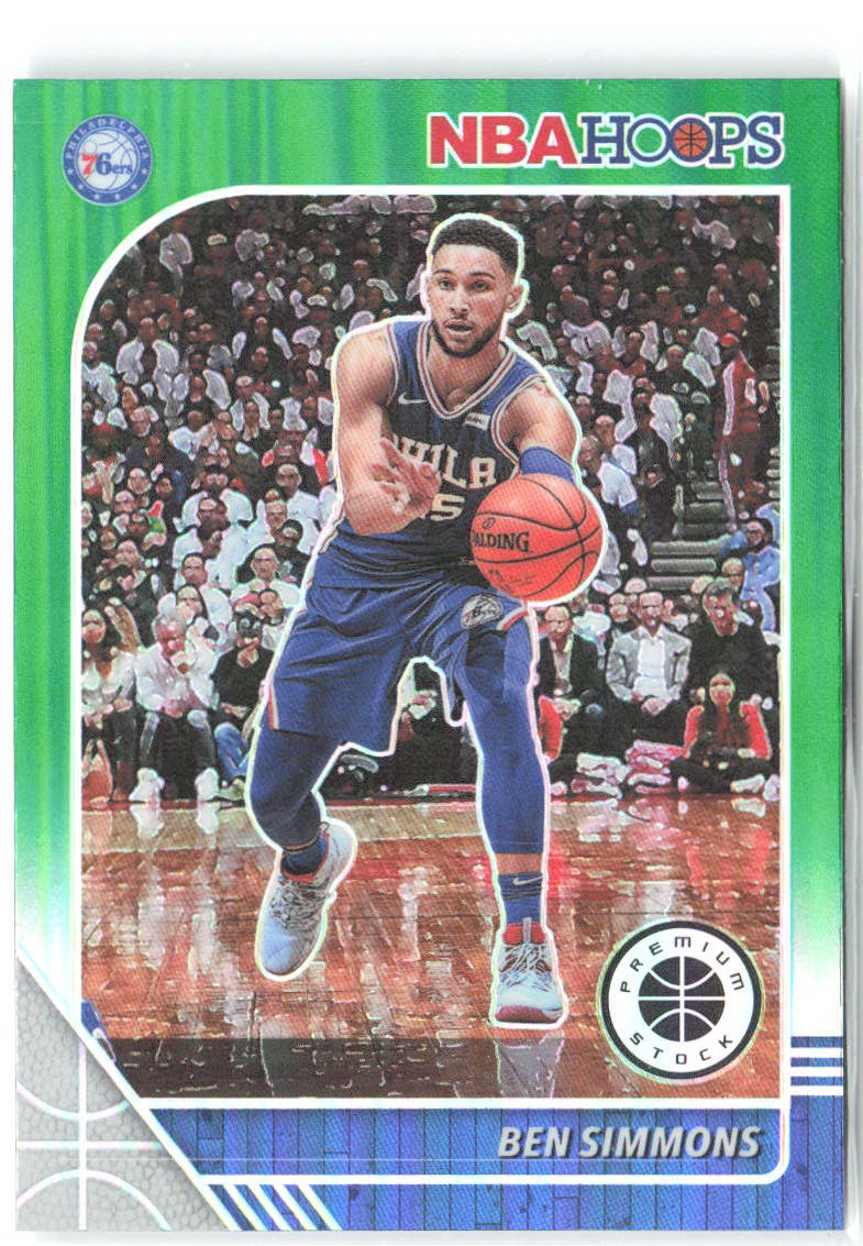 Ben Simmons Hoops Premium Stock - Prizms Green 144 2019-20 Philadelphia 76ers
