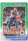 Ben Simmons Hoops Premium Stock - Prizms Green 144 2019-20 Philadelphia 76ers