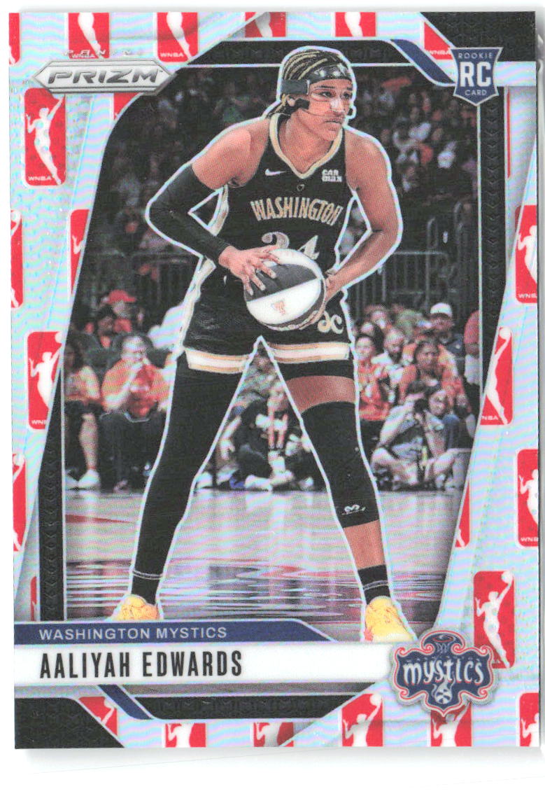 Aaliyah Edwards Panini Prizm WNBA - WNBA Logo Prizms 70 2024 Washington Mystics