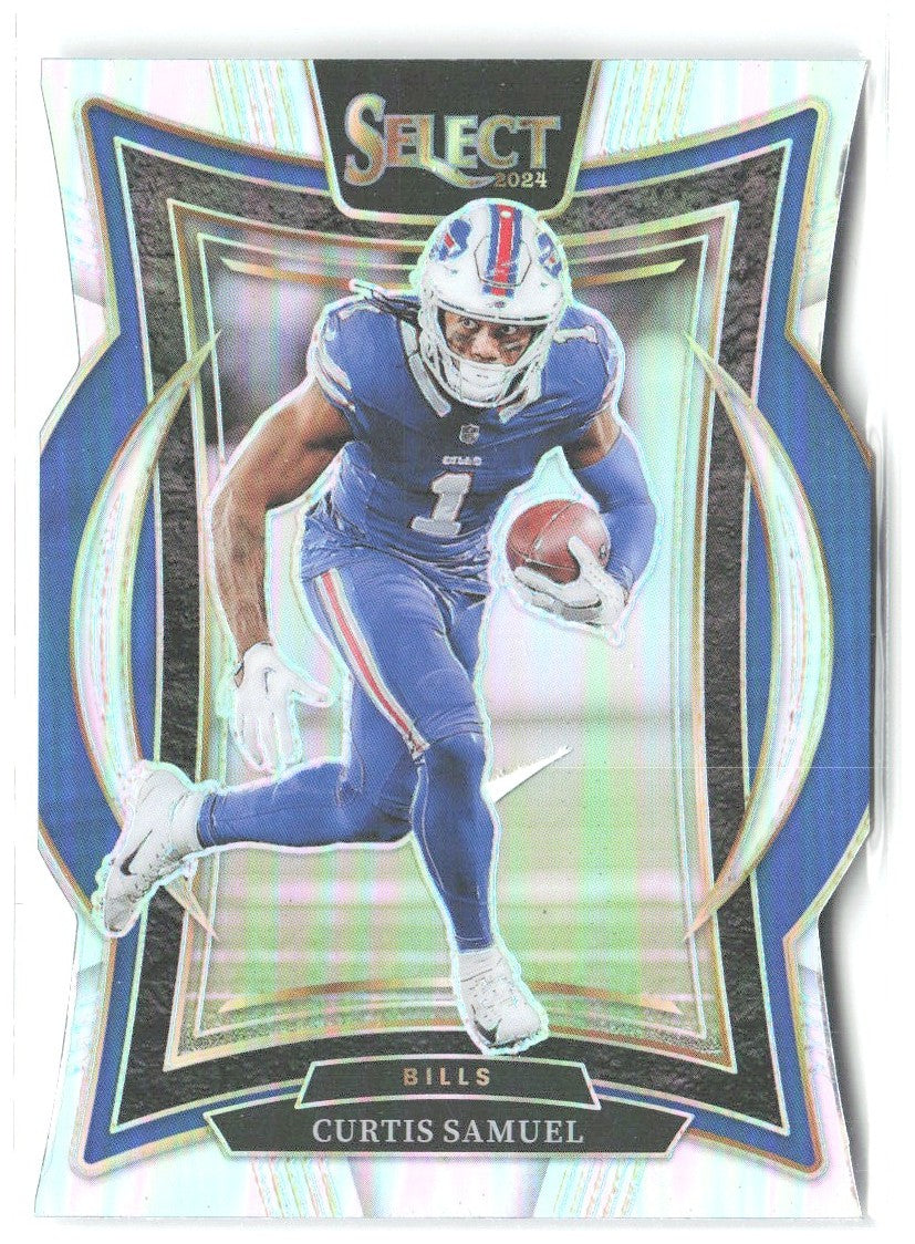 Curtis Samuel Panini Select - Silver Prizm Die Cut 23 2024 Buffalo Bills