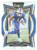 Curtis Samuel Panini Select - Silver Prizm Die Cut 23 2024 Buffalo Bills