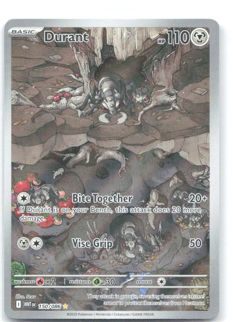 Durant Holo Illustration Rare SV: White Flare 150/086 NM Scav