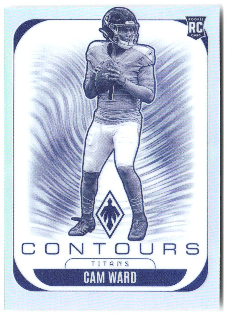 Cam Ward Panini Phoenix - Contours 31 2025 Tennessee Titans