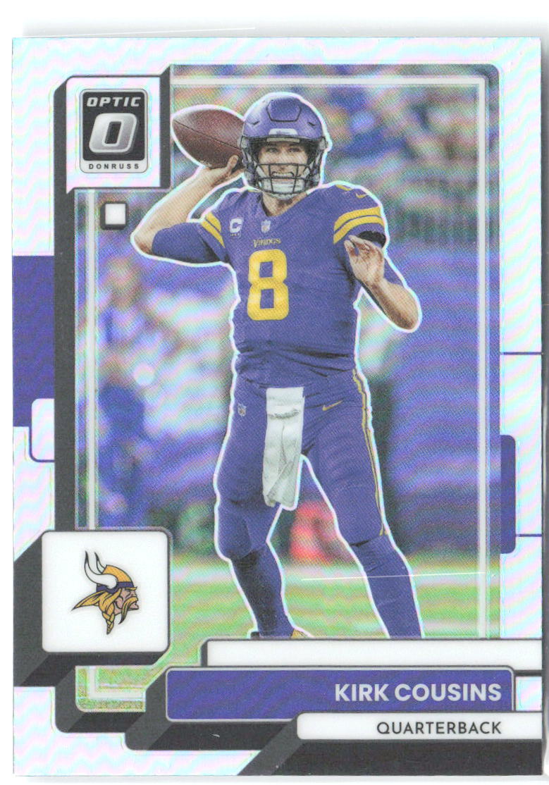 Kirk Cousins Donruss Optic - Holo 127 2022 Minnesota Vikings