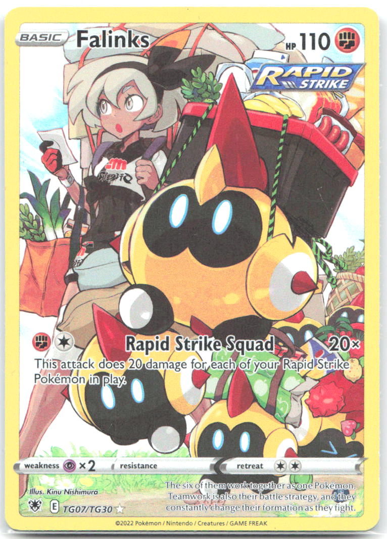 Falinks Ultra Rare SWSH10: Astral Radiance Trainer Gallery TG07/TG30 NM Hasuno