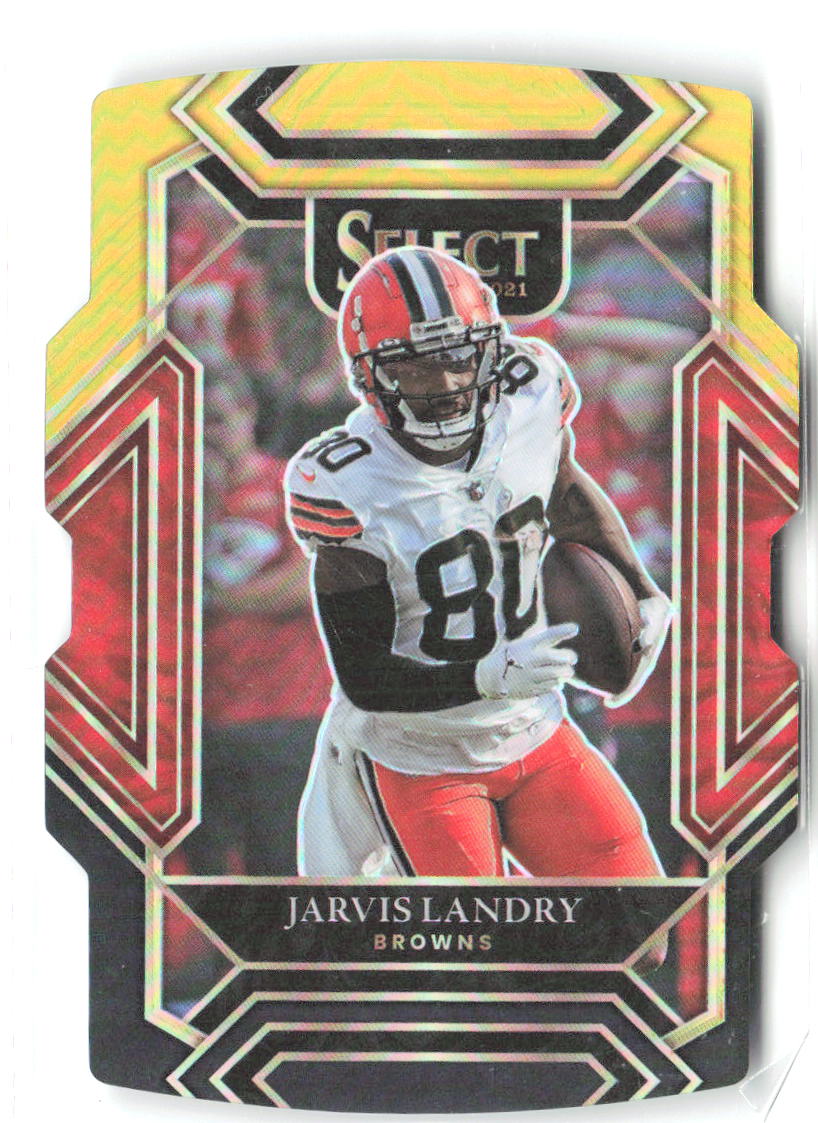 Jarvis Landry Select - Red and Yellow Prizm Die Cut 210 2021 Cleveland Browns