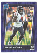 Brevin Jordan Donruss Optic - Purple Shock 288 2021 Houston Texans