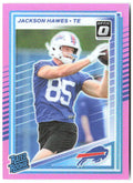 Jackson Hawes Donruss - Optic Rated Rookies Preview Pink 357 2025 Buffalo Bills