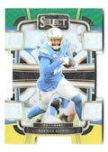 Keenan Allen Panini Select - Green and Yellow Prizms Die Cuts 51 2023 Chargers