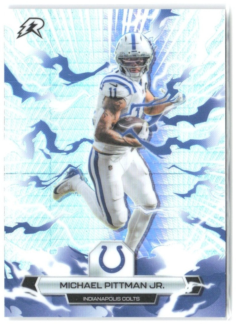 Michael Pittman Jr. Topps Resurgence Prism Refractor 42 2025 Indianapolis Colts