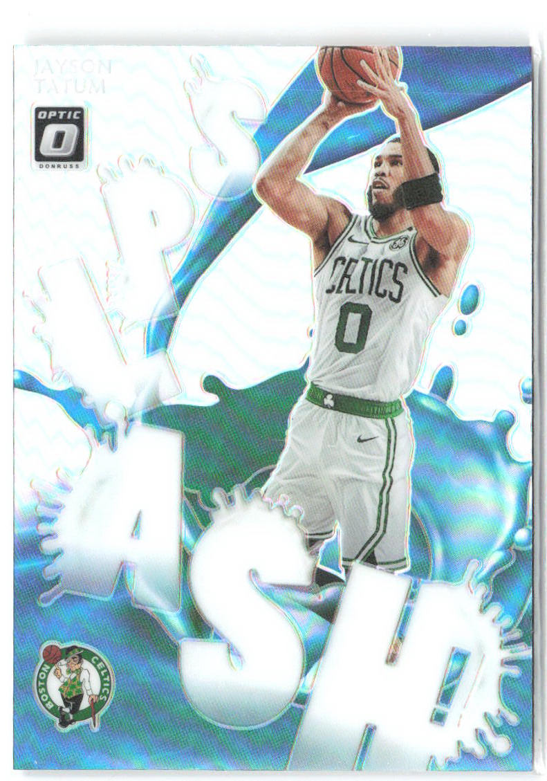 Jayson Tatum Donruss Optic - Splash! Holo 14 2020-21 Boston Celtics