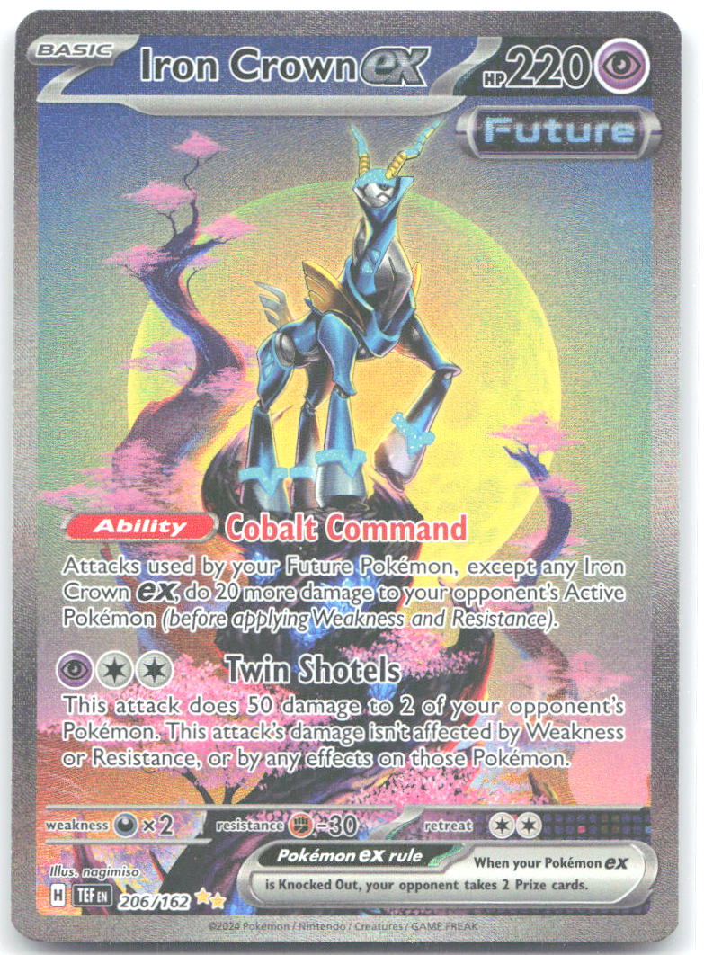 Iron Crown ex Special Illustration Rare SV05 Temporal Forces 206/162 NM nagimiso