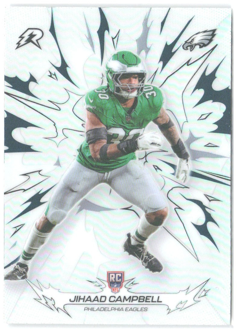 Jihaad Campbell Topps Resurgence - Refractor 176 2025 Philadelphia Eagles
