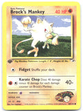 Brock's Mankey 68 1st Edition Common Gym Heroes 068/132 NM Ken Sugimori