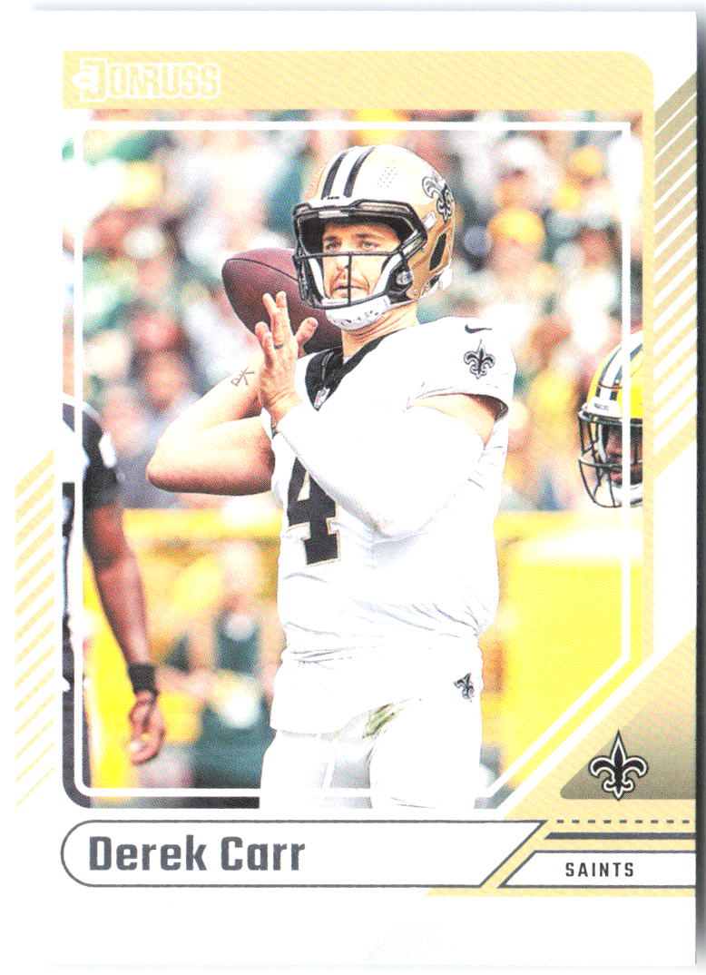 Derek Carr Donruss - Aqueous Test 60 2024 New Orleans Saints