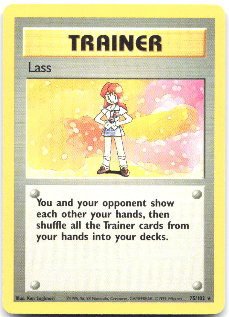 Lass Rare Base Set 075/102 LP Ken Sugimori