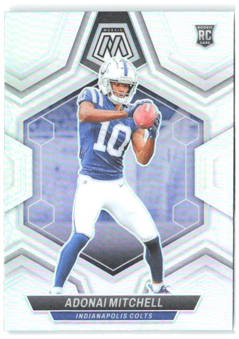 Adonai Mitchell Panini Mosaic - Silver 350 2024 Indianapolis Colts