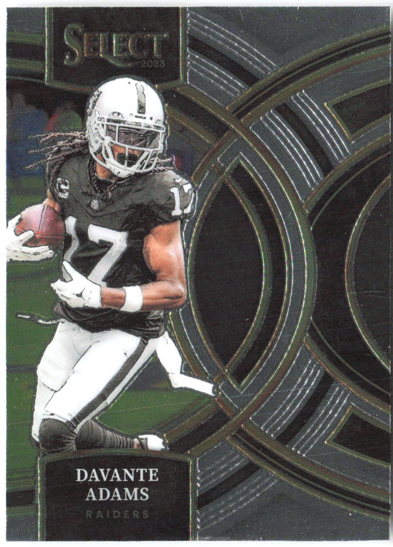 Davante Adams Panini Select 182 2023 Las Vegas Raiders