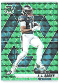 A.J. Brown Panini Mosaic - Mosaic Green 78 2025 Philadelphia Eagles