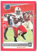 DeeJay Dallas Chronicles Draft Picks - Donruss Optic Rated Rookies Red 24 2020