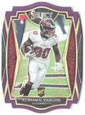 Ke'Shawn Vaughn Panini Select Purple Prizm Die Cut 173 2020 Tampa Bay Buccaneers
