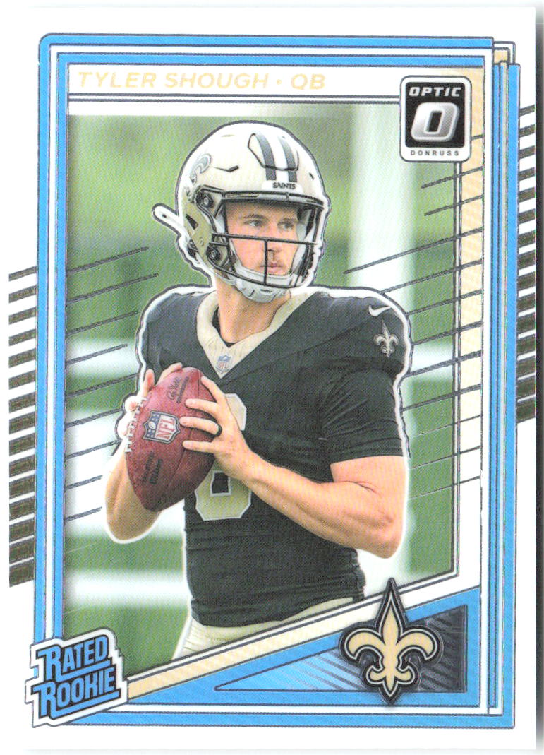 Tyler Shough Donruss Optic 223 2025 New Orleans Saints RC