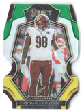 Phidarian Mathis Select - Green and Yellow Prizm Die Cut 200 2022 Commanders