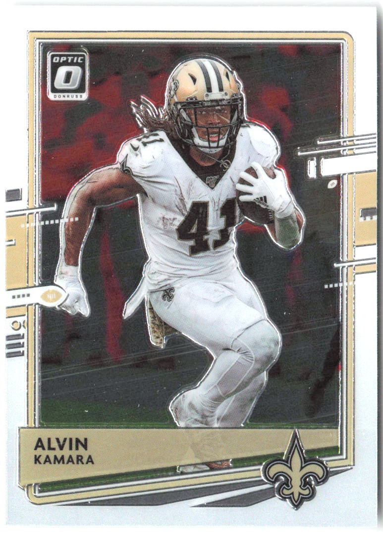 Alvin Kamara Donruss Optic 70 2020 New Orleans Saints