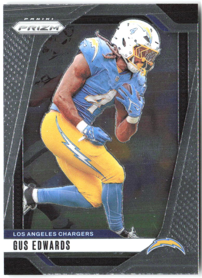 Gus Edwards Panini Prizm 158 2024 Los Angeles Chargers