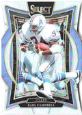 Earl Campbell Panini Select - Silver Prizm Die Cut 54 2024 Houston Oilers