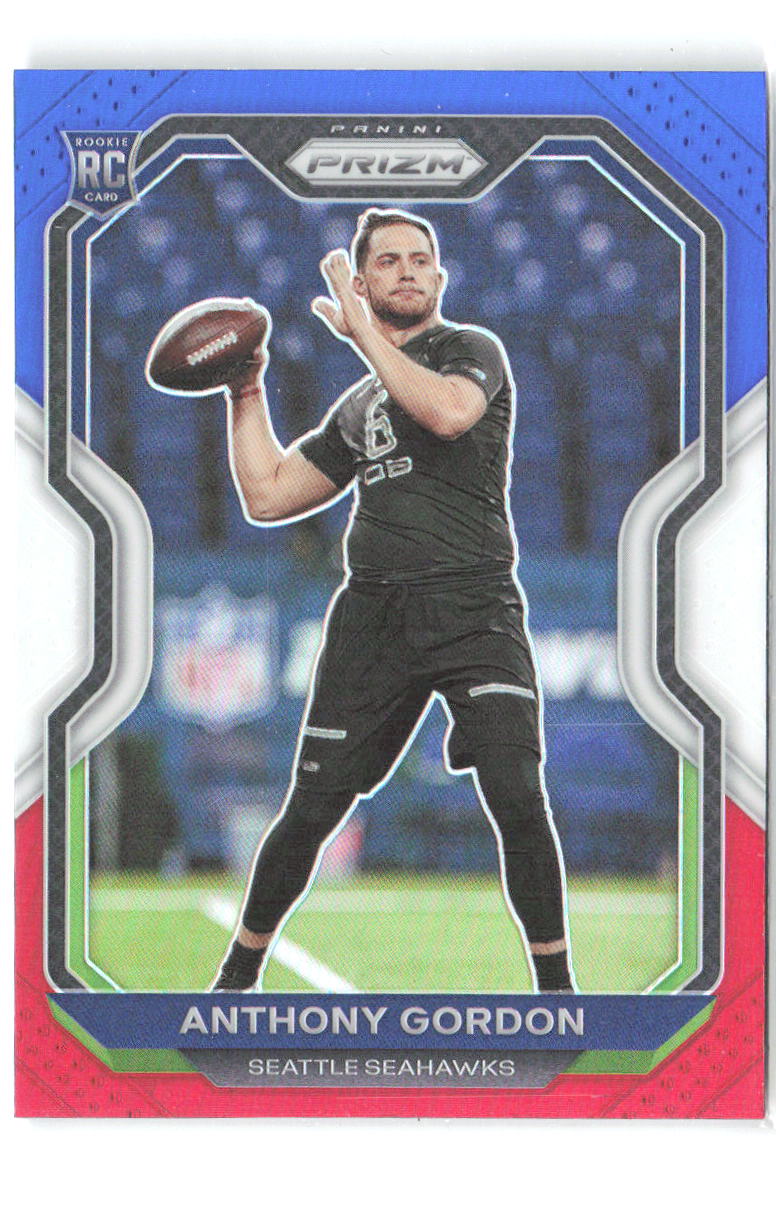 Anthony Gordon Panini Prizm - Prizm Red White and Blue 391 2020 Seattle Seahawks