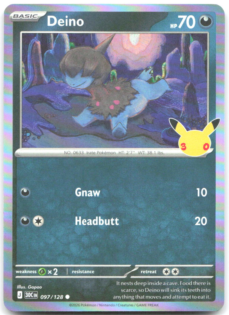 Deino Holo Common ME 30th Celebration 097/128 NM Gapao