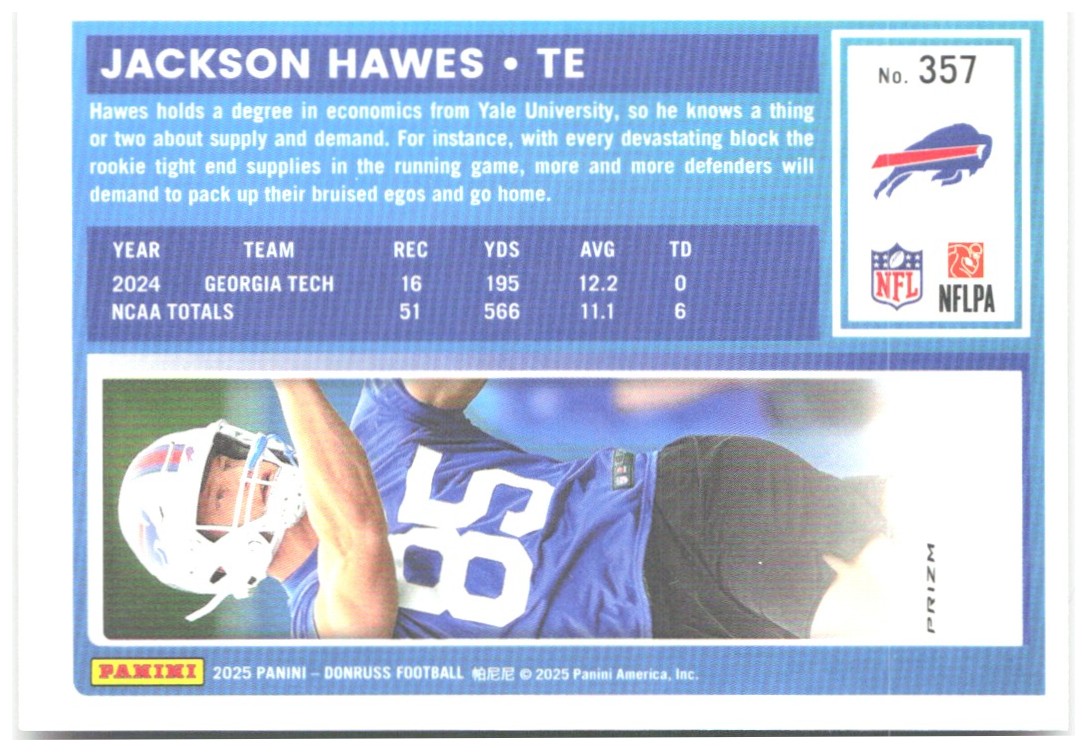 Jayden Higgins Donruss - Optic Rated Rookies Red Wave 334 2025 Houston Texans