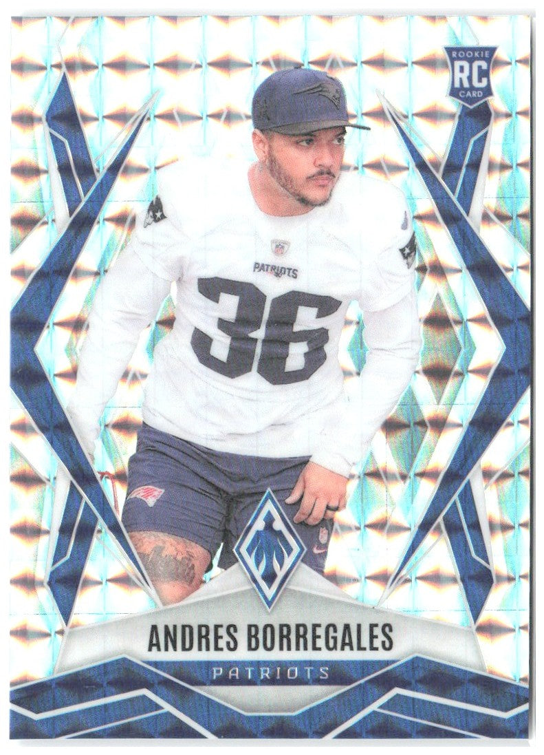 Andres Borregales Phoenix - Silver Pyramids Prizm 214 2025 New England Patriots
